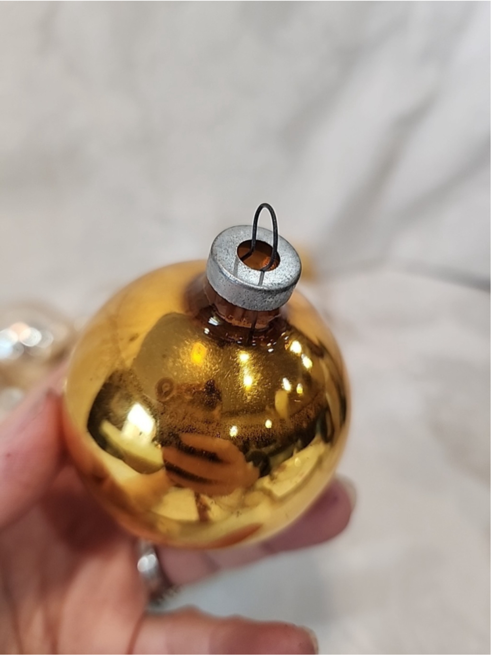 22, Pre WWII Shiny Brite And Rauch Glass Christmas Ornaments,Read - Picture 3 of 7